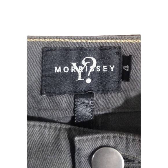 Morrissey Low Rise Pants with Slightly Tapered Ankle, Gray, Size 4 - Picture 5 of 6